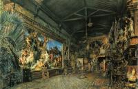 Alt, Rudolf Ritter von - Das Atelier vor der Versteigerung( Hans Makart's Studio Before the Auction)